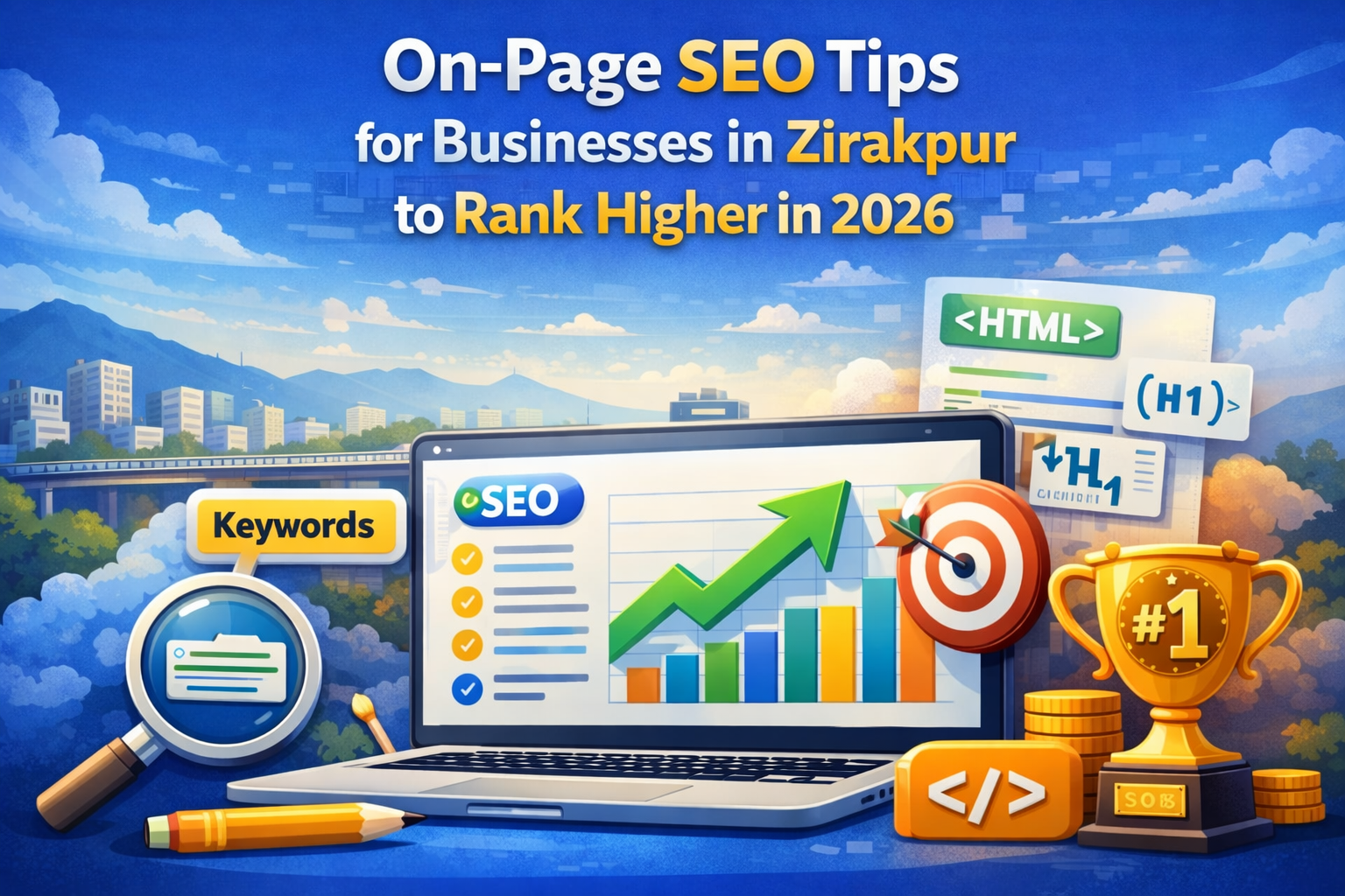 On-Page SEO Tips for Businesses in Zirakpur to Rank Higher in 2026